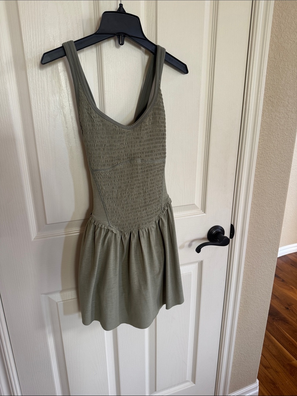 FP Movement Smockin’ Hot Dress. Size medium. Sage green color. Size medium.